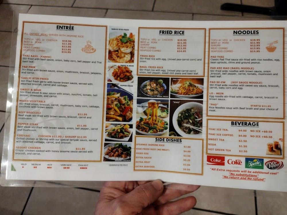 Chon Tong (Thai Cafe) Tennessee Menu image 2
